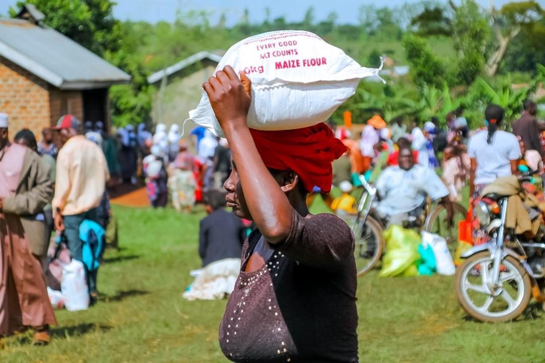 Humanitarian aid community activity in Uganda