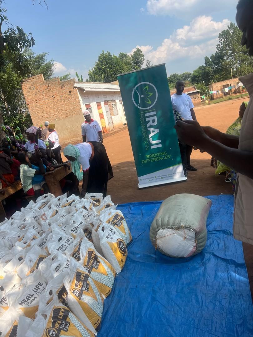 Food packs prepared for families
