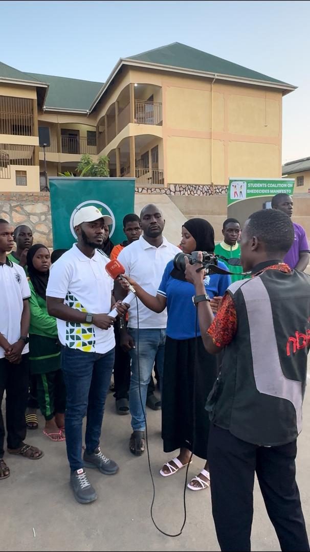 Youth voices on the microphone